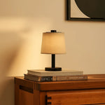 Rover Black Wooden Lamp – Rechargeable, Cordless & Dimmable Shade