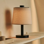 Rover Black Wooden Lamp – Rechargeable, Cordless & Dimmable Shade
