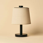 Rover Black Wooden Lamp – Rechargeable, Cordless & Dimmable Shade