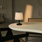 Rover Black Wooden Lamp – Rechargeable, Cordless & Dimmable Shade