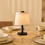 Rover Black Wooden Lamp – Rechargeable, Cordless & Dimmable Shade