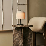 Rover Black Wooden Lamp – Rechargeable, Cordless & Dimmable Shade