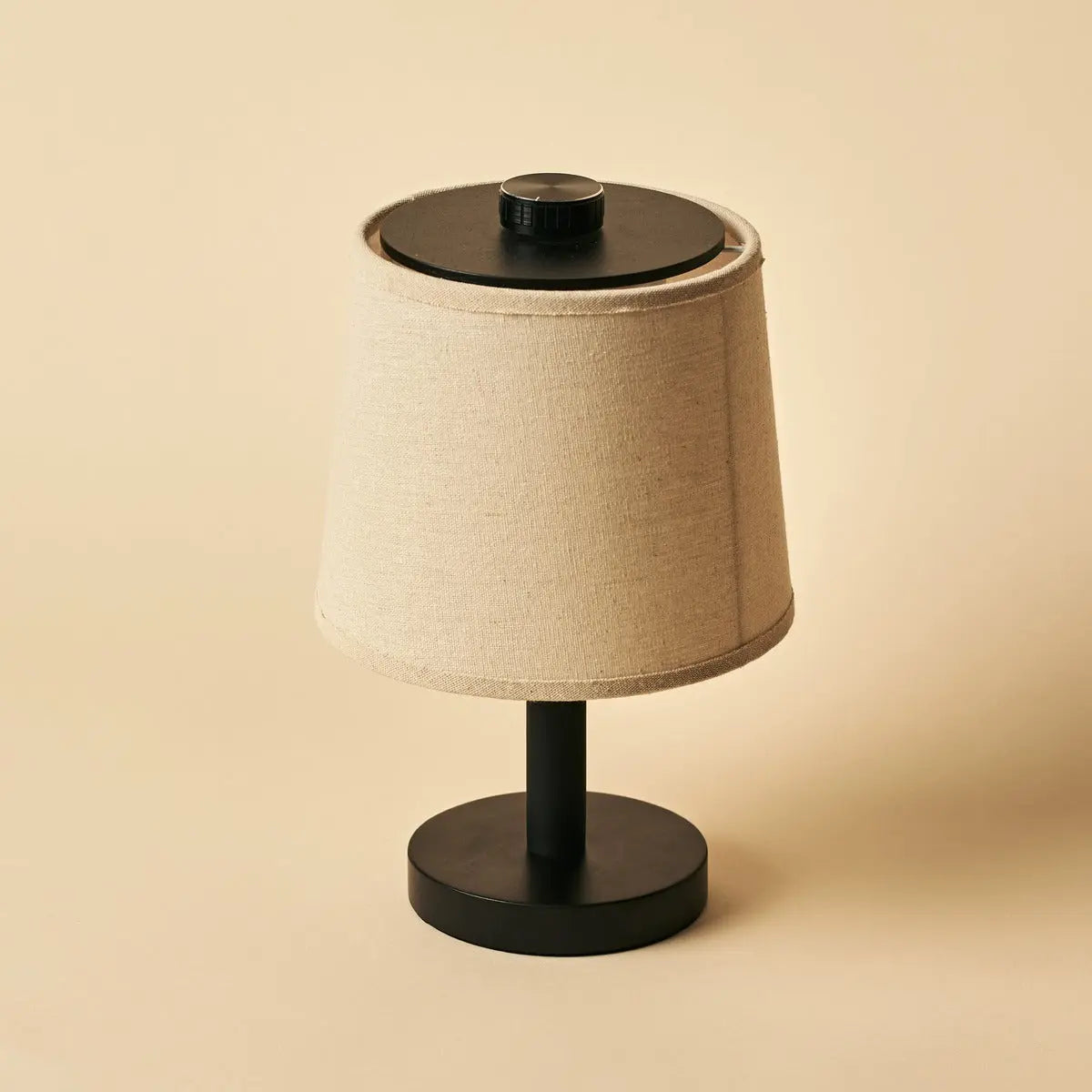 Rover Black Wooden Lamp – Rechargeable, Cordless & Dimmable Shade
