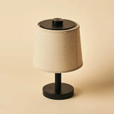 Rover Black Wooden Lamp – Rechargeable, Cordless & Dimmable Shade