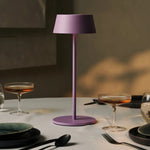 Hugo Violet Lila Rechargeable Table Lamp - Stylish, Dimmable Lamp & Cordless Tavellio