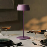 Hugo Violet Lila Rechargeable Table Lamp - Stylish, Dimmable Lamp & Cordless Tavellio