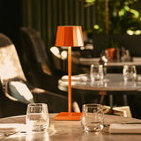 Wouter Orange Blossom Rechargeable Table Lamp – Wireless Charging, Dimmable, 120-Hour Battery Life