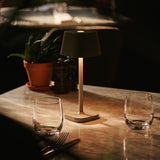 Ava Shadow Grey - Rechargeable Table Lamp | Stylish, Cordless & Dimmable