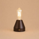 Zavi Dunkelbraun Wiederaufladbare Tischlampe 