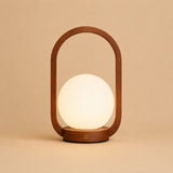 Skye Kastanienbraun Kabellose Holzlampe