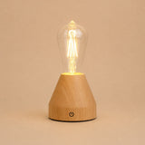 Zavi Light Brown Rechargeable Table Lamp | LED, Cordless & 80-Hour Battery Life