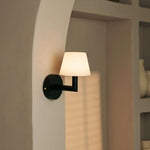 Ted Black Wooden Rechargeable Wall Lamp | Cordless & Dimmable Lighting Tavellio