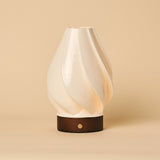 Vela Hellbraun Holz Kabellose Tischlampe