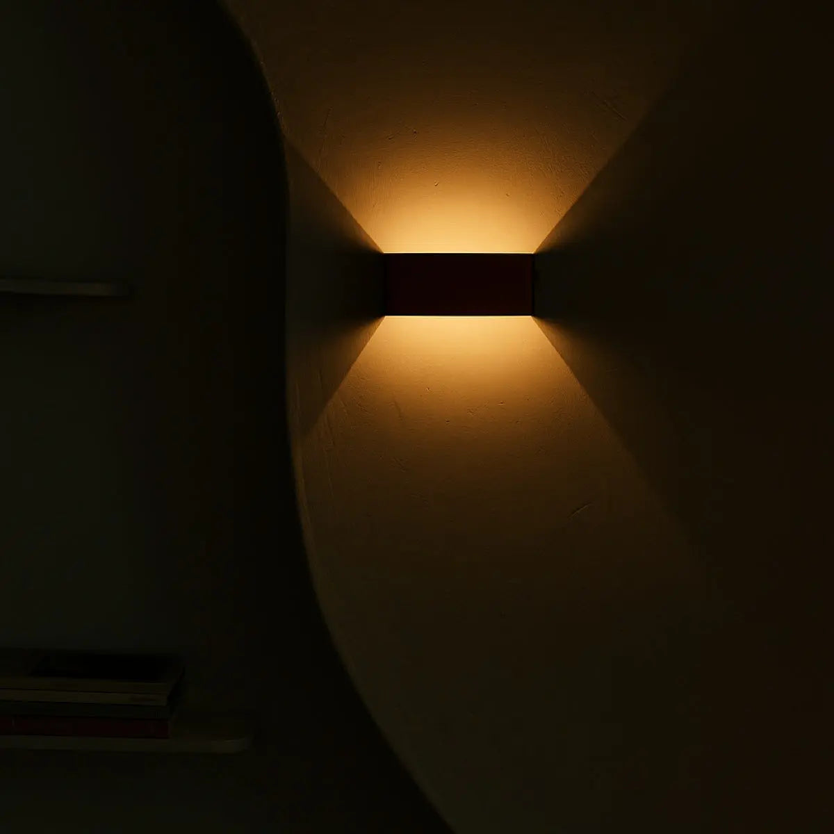 Tessa Mocha Brown Cordless Wall Lamp including Remote Control, 20 Light Modes, Dimmable, Magnetic Suspension System & with Motion Sensor