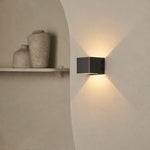 Tess Stone Grey Rechargeable Wall Lamp | Motion sensor, 20 Light Modes Remote Control
