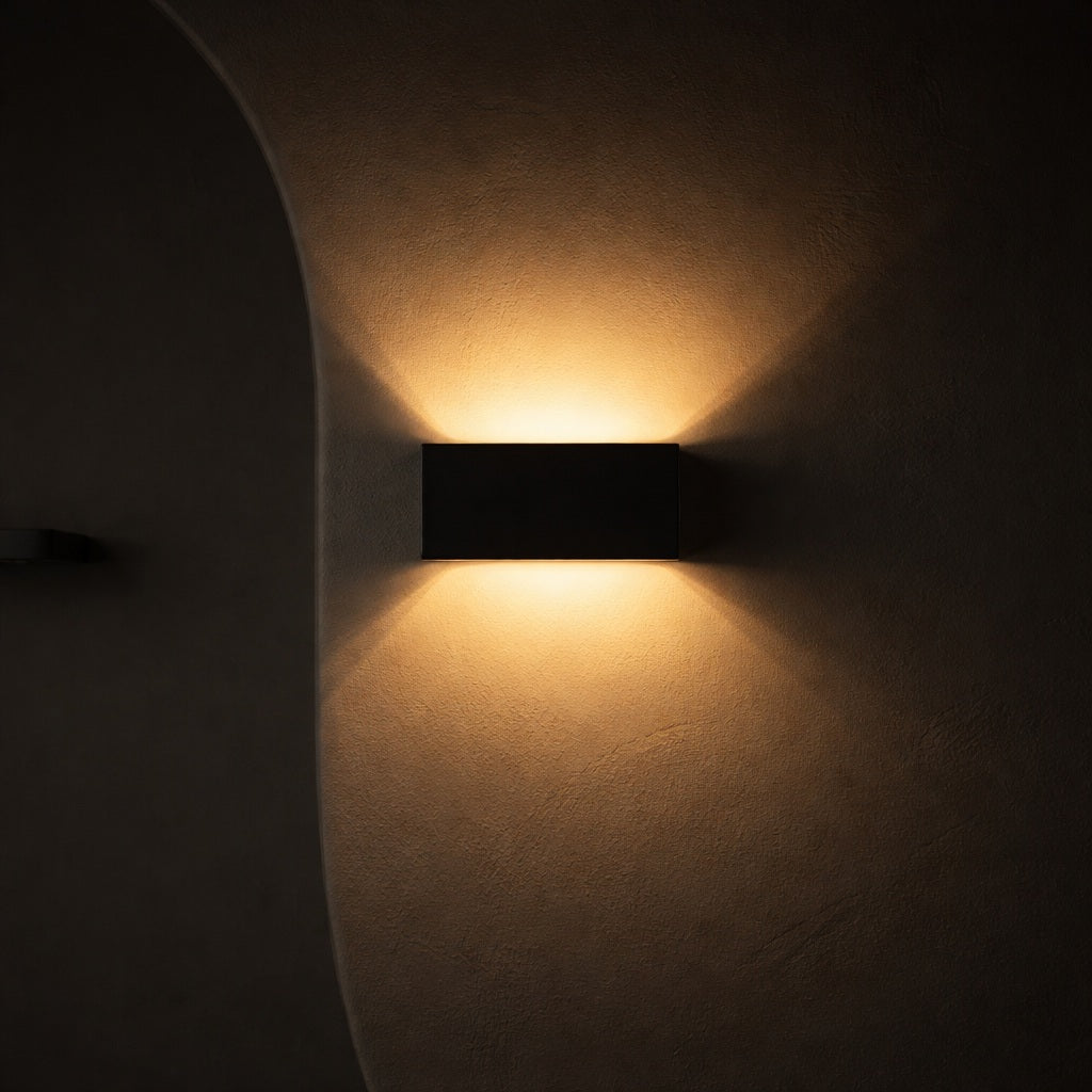 Tessa Black Rechargeable Wall Lamp | Motion sensor, 20 Light Modes & Remote Control