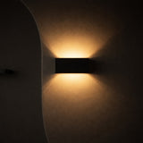 Tessa Black Rechargeable Wall Lamp | Motion sensor, 20 Light Modes & Remote Control