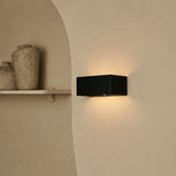 Tessa Black Rechargeable Wall Lamp | Motion sensor, 20 Light Modes & Remote Control