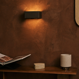 Tessa Mocha Brown Rechargeable Wall Lamp | Motion sensor, 20 Light Modes & Remote Control