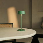 Hugo Sage Green Rechargeable Table Lamp - Stylish, Dimmable & Cordless