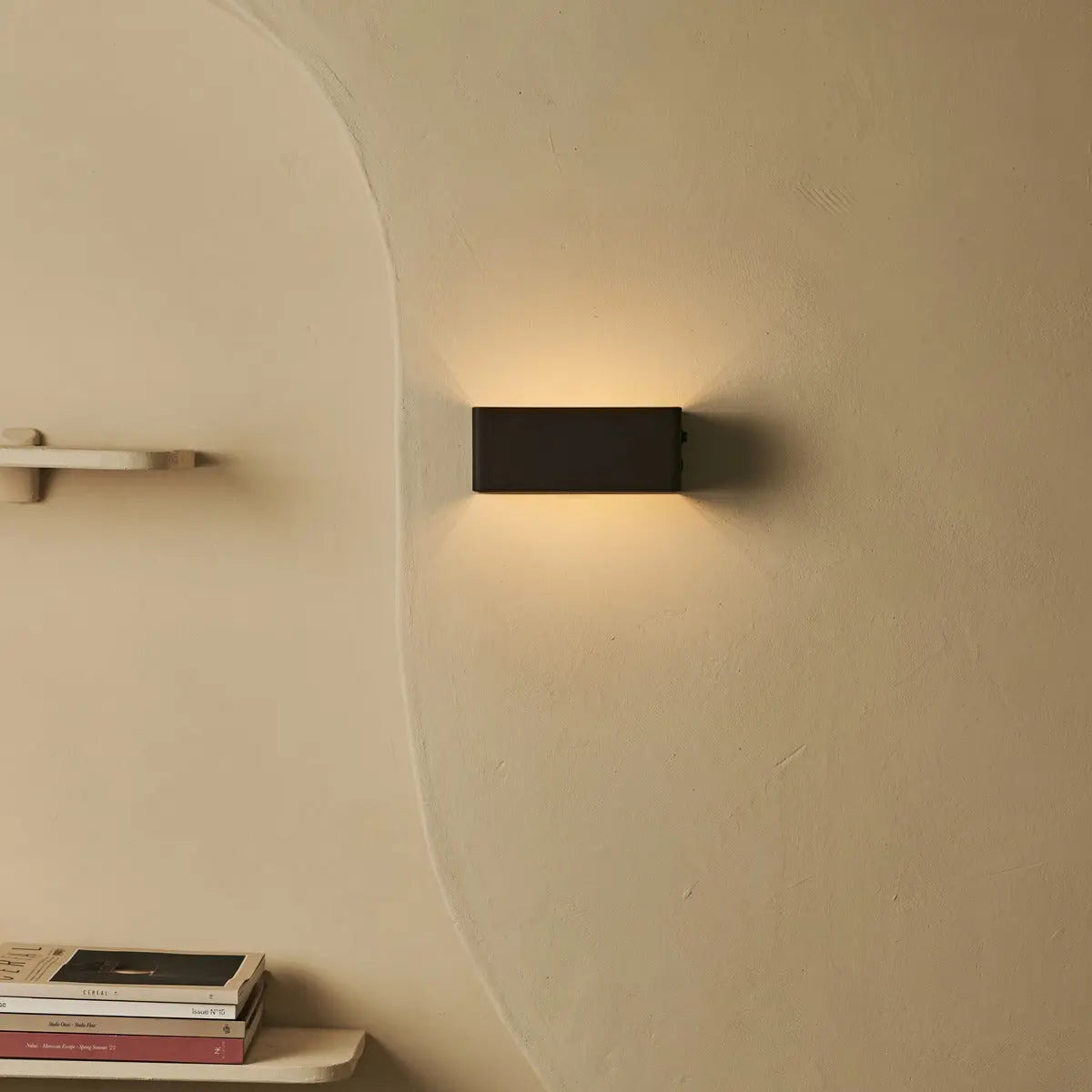 Tessa Mocha Brown Cordless Wall Lamp including Remote Control, 20 Light Modes, Dimmable, Magnetic Suspension System & with Motion Sensor