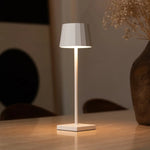 William White Rechargeable Table Lamp – Cordless, Dimmable, 120-Hour Battery Life Tavellio