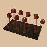 Professional Combi-Set | 8 × Sarphati Mini Bronze Tischlampen & Ladestation