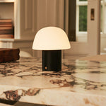 Yannick Black Table Lamp Without Cord - Modern, Battery & Durable