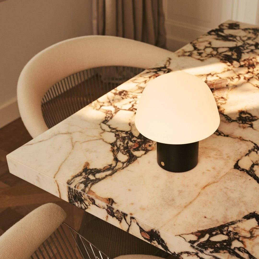 Yannick Black Table Lamp Without Cord - Modern, Battery & Durable