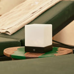 Yce Black Cordless Lamp illuminating a stylish room with soft light