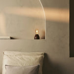 Zavi Walnut Rechargeable LED Table Lamp – Cordless, Dimmable, 100-Hour Battery