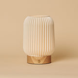 Alba Hellbraun Holz Wiederaufladbare Tischlampe