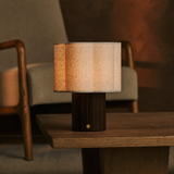 Bianca Dunkelbraun Wiederaufladbare Tischlampe