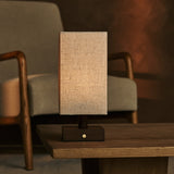 Bob Dunkelbraun Kabellose Holz-Tischlampe