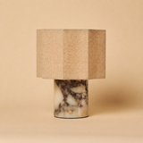 Bonnard Weiß – Calacatta Viola Marmor Wiederaufladbare Tischlampe
