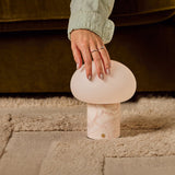 Coddé Medium Rosa Aurora Marbre Lampe de Table Rechargeable