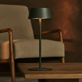 Hugo Olivgrün Wiederaufladbare Tischlampe