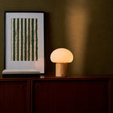 Joep brun clair lampe rechargeable en bois