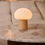 Joep brun clair lampe rechargeable en bois