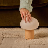 Joep brun clair lampe rechargeable en bois