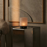 Pien Small Black Wooden Rechargeable Table Lamp
