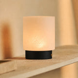 Pien Small Black Wooden Rechargeable Table Lamp