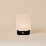Pien Small Black Wooden Rechargeable Table Lamp