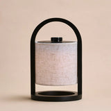River Dark Brown Cordless Wooden Lamp – Rechargeable & Dimmable Tavellio