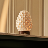 Serena Dunkelbraun Holz Wiederaufladbare Tischlampe 