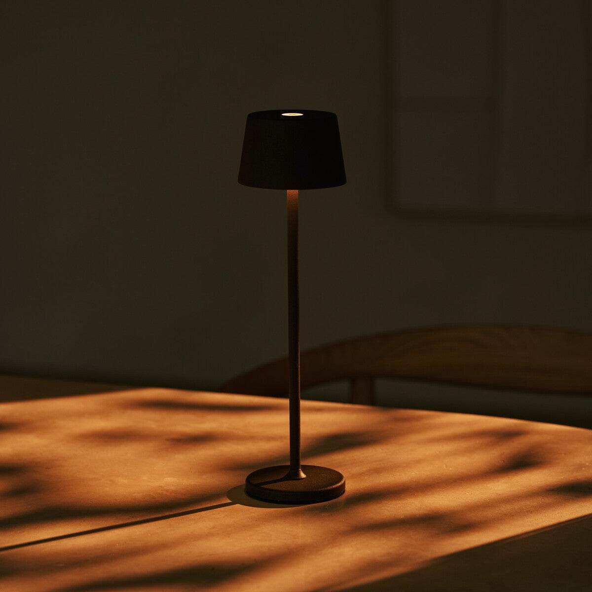 Toom Mini Mokkabraun Kabellose Tischlampe