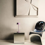 Hugo Violet Lila Rechargeable Table Lamp - Stylish, Dimmable Lamp & Cordless Tavellio
