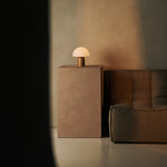 Mia Hellbraun stilvolle Holztischlampe mit Dimmer – Holz, funktional und dezent
