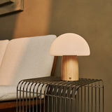 Mia Hellbraun stilvolle Holztischlampe mit Dimmer – Holz, funktional und dezent