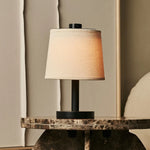 Rover Black Wooden Lamp – Rechargeable, Cordless & Dimmable Shade